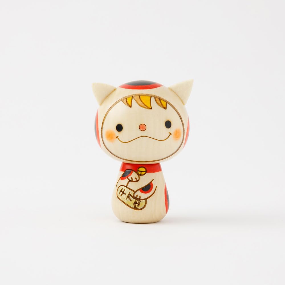 Amazon.co.jp: 【公式 こけし屋 卯三郎の孫 kokechi】招き猫くん