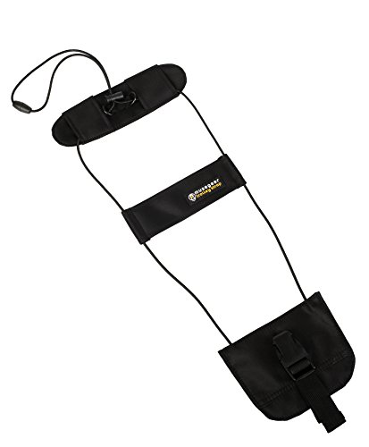 musegearu00ae Trolley Strap - Handgepäck-Befestigungu00a0auf Trolleyu00a0- Add-A-Bag Gepäckgurt für Koffer -u00a0Urlaub-Gadget