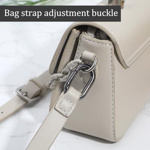 Peutier 1030882 6Pcs Spring O-Ring Clips, Zinc Alloy Oval Snap Clips Key Rings Purse Rings For Straps Snap Hooks O Rings Buckles thumb #5