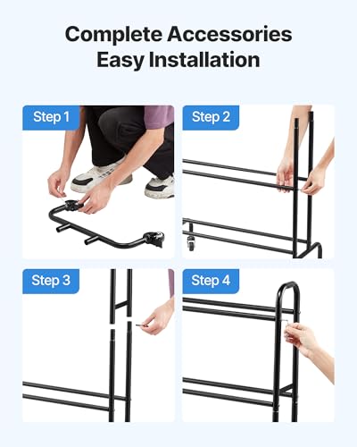 Image of VEVOR 3D Printer Filament Storage Rack, 4 Tier Heavy Duty Storage Shelf, Rolling Filament Spool Holders Racks with Wheels, Filaments Organzied for 3D Printing Station, Office, Workshop (Shelf Only)