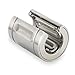 Thomson OPN487296 PowerTrax Precision Linear Bearing, Fixed Diameter, Open, Steel, 3.000" Bore