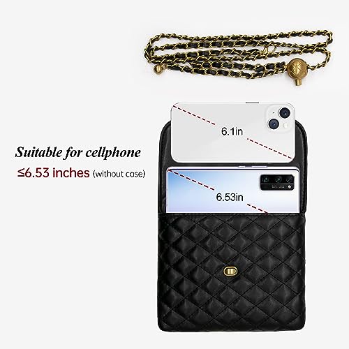 YAMEIZE PU Leather Chain Belt Bag for Women - Crossbody Waist Bag Fanny Pack Detachable Belt Chain Women Evening Mini Handbag by YAMEIZE - Used condition - Image 3