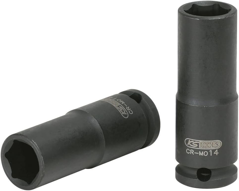 Hexagon impact socket, deep, 3/4", 33mm