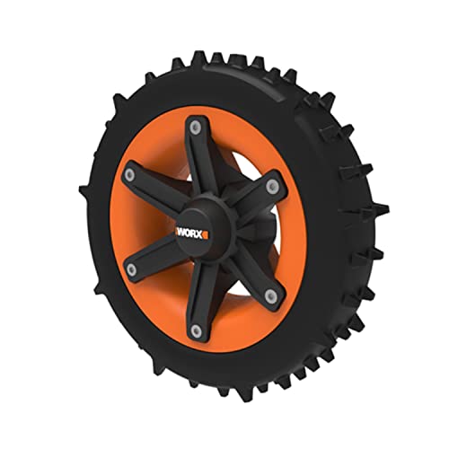 WORX Ruedas en L WA0955 para robot cortacésped Landroid L Modelo L. Ruedas todoterreno para mejores características de conducción. Accesorios originales de WORX compatibles con WR147E.1, WR148E y