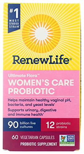 Renew Life Ultimate Flora Women's Care Probiotic 90 Billion, 60 CT