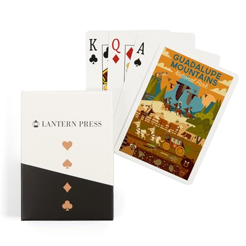 Baraja de Póker Lantern Press Guadalupe Mountains 52 cartas