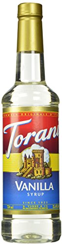 Torani Syrup, Vanilla, 25.4oz, 4 bottles