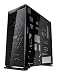 Produktbild Computer-Tower-Gehäuse 805 von IN Win, mit Mittelteil aus Hartglas und Aluminium, in Schwarz