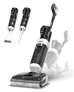 Tineco FLOOR ONE Switch S6 Stretch Breeze (Stretch S6 Combo) 2-in-1 Nass Trockensauger Staubsauger, 180° Lay-Flat FlashDry Selbstreinigung Anti-Wickel-Design 60 Min Laufzeit für Sofas Ritzen Tierhaare