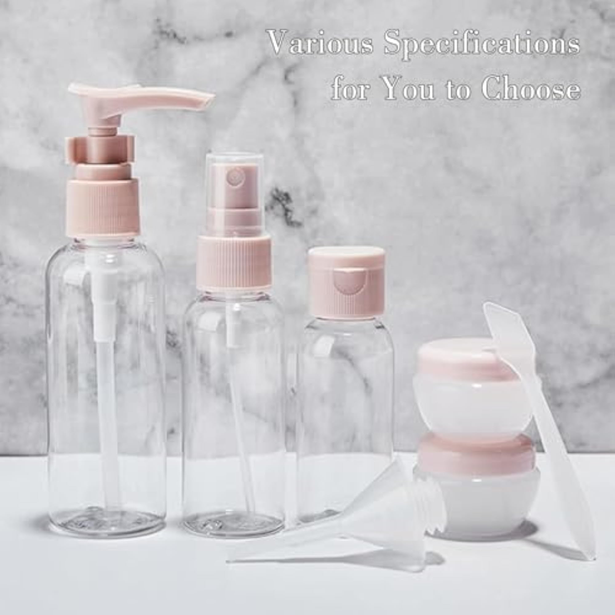 11 PCS Leak Proof Refillable Travel Containers Set