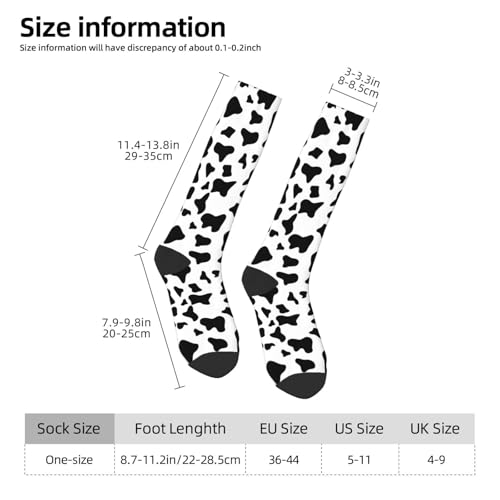 Image of Knee High Socks for Women Girls Fashion Women's Festival Stockings for Casual Running Work Travel