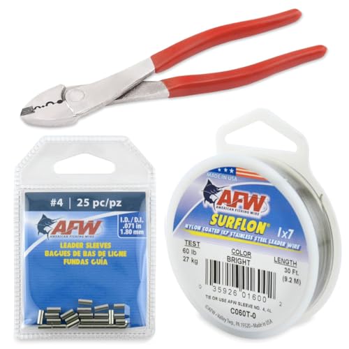 Surflon Nylon Coated 1x7 Stainless Steel Leader Wire 60 lb Test miniatura 1