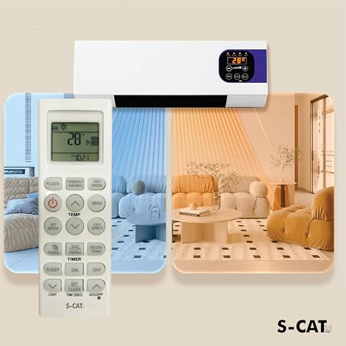 Image of S-CAT AC Remote No. 36M (No Backlight), Compatible /Replacement for LG AC Remote Control (Exactly Same Remote Will Only Work, Contact Customer Care for Order)