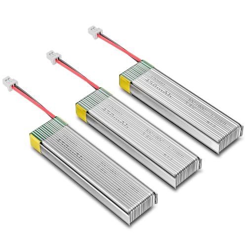 450mAh 1S Lipo Battery 3.8V 30C/60C with PH2.0 Plug Connector for Happymodel Mobula 71S FPV Tiny Whoop Racing Drone RC Quadcopters 3pcs