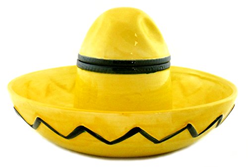 Myriahs Mexican Sombrero Hat Ceramic Chip and Dip Bowl