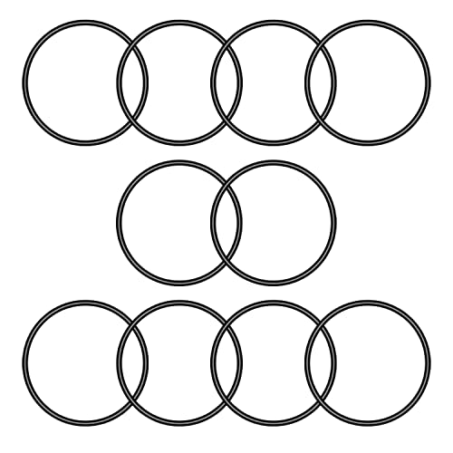 Othmro ニトリルゴムOリング 3.1mm幅 74mm内径 80mm外径 10個入り Oリング 黑 ゴムガスケット ゴムリングセット ラバー パッキン 耐熱 耐油 防水 車 エアコン 各種機器のガスケット 機械修理 完全密封