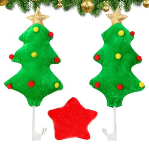 Kit décoration automobile bois de cerf de Noël pour auto et SUV