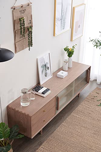 Slabstudiohongkong Japanese Style Tv Cabinet, Modern Tv Stand Cabinet, Tv Media Storage Console #TOP3