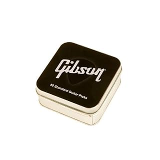 GIBSON Pick Tin Picks Standard/médiators Boîte, 50 dans une boîte collector – Extra Heavy (aprgg50–74 x H) - Les Beatles, Paul McCartney, John Lennon, RIngo Starr, George Harrison