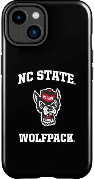Skinit Impact Phone Case Compatible with iPhone 15 - Officially Licensed North Carolina State University NC Wolfpack Design
