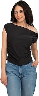 Off Shoulder Short Sleeve Top For Women