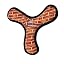 Red Boomerang Brick