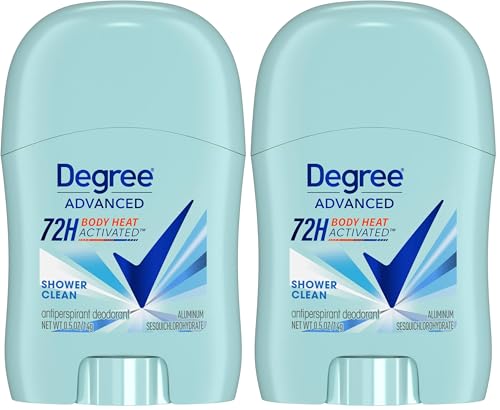 Degree Shower Clean Dry Protection Desodorante en Barra 0.5 oz Pack x2 miniatura 1