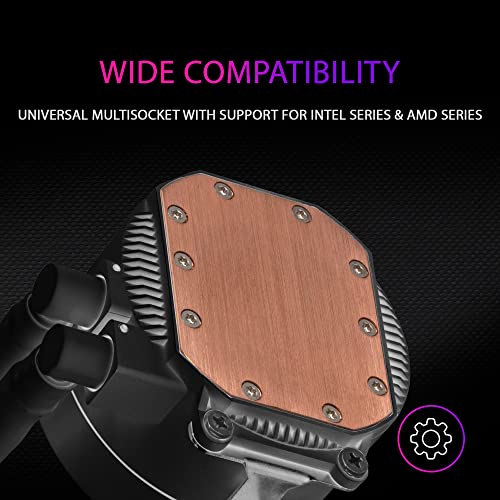 Mars Gaming MLONE120 système de refroidissement d'ordinateur Processeur Refroidisseur de liquide tout en un 12 cm 1 pièce Neuf - vue 8