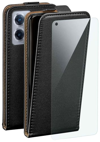 Étui OnePlus Nord CE 2 5G moex en cuir noir avec film écran