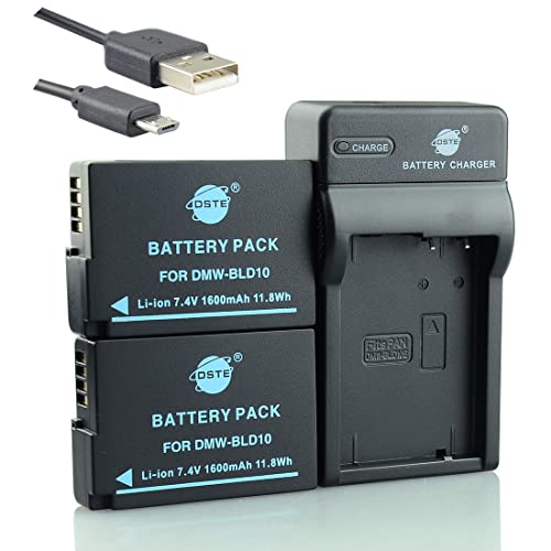 Il pacchetto include: 2 x batteria; 1 x caricatore USB; 1 x cavo USB