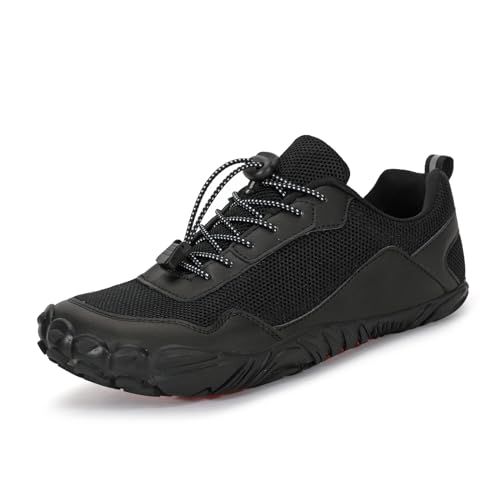 Barefoot Water Shoes Mens Trail Runner Wide Toe Box Hiking Shoes Minimalist Zero Drop Sole Quick Dry Water Sports Sneakers