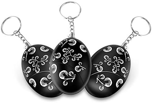 Personal Alarm, Zebre 3Pack 120 DB SOS Emergency Safety keychain, Purse Bag Key Chain, Suitable for Men, Women, Kids, Students( Battery Included )