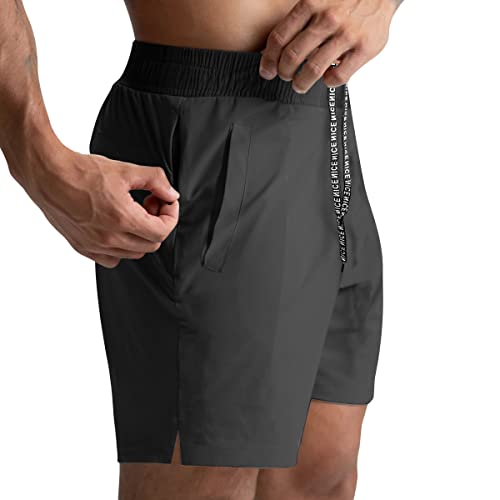 Image of 2 Pack Mens Athletic Shorts 5 Inch Quick Dry Gym Workout Shorts Men Lightweight Sports Running Shorts with Pockets