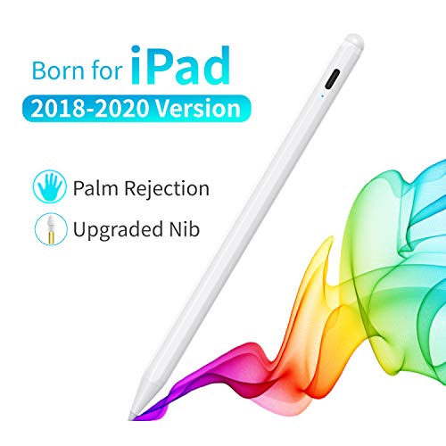 Stylus Pen for iPad, Upgraded iPad Pencil with Palm Rejection High Precise, Compatible