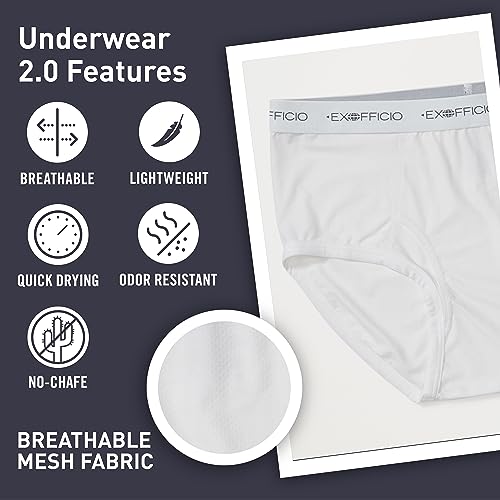 ExOfficio Men's Give-N-Go 2.0 Brief - Breathable Durable Easy Care Travel Underwear3
