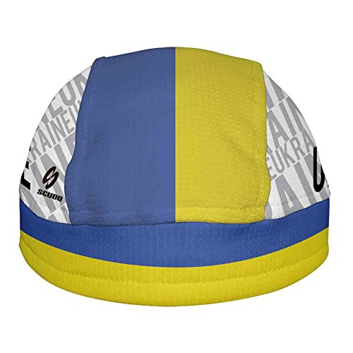 Ukraine Flag ScudPro Skullcap White