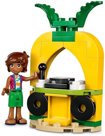 LEGO Friends Tek Boynuzlu At ve Flamingo Havuz Partisi 42658-5 Yaş ve Üzeri Kız ve Erkek Çocuklar için 2 Mini Bebek ve 1 Kedi Figürü İçeren Yaratıcı Oyuncak Yapım Seti, Hediye Fikri (99 Parça) - Görsel 4
