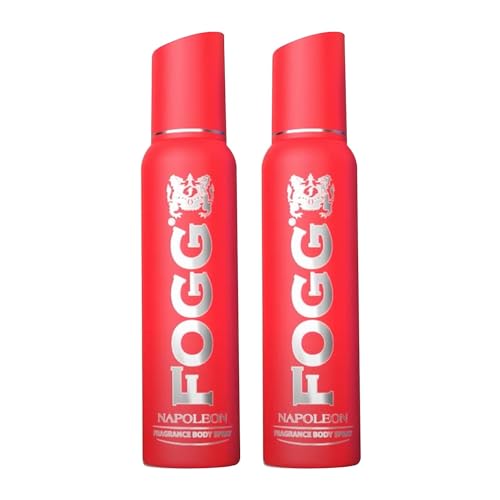 Fogg Napoleon No Gas Deodorant for Men, Long Lasting Perfume Body Spray, 2 x 150ml (Pack Of 2)