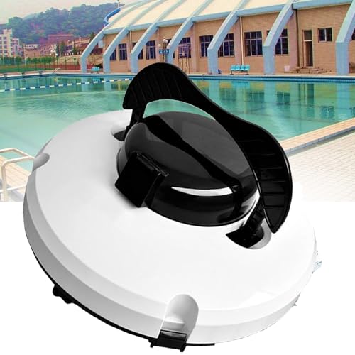 PweKzxt Aspiradora de Piscina Inteligente, aspiradora automática para Piscinas elevadas, aspiradora portátil para Piscinas, Robot automático para Piscinas, precisión de Filtro de 180 μm