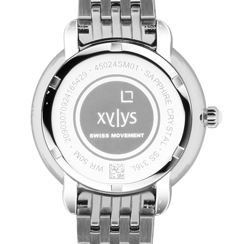 Image of Xylys Quartz Analog Silver Dial Silver Stainless Steel Strap Watch for Women