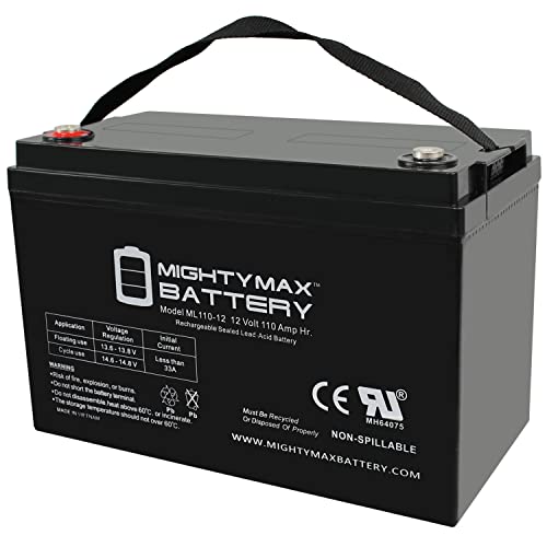 ML110-12 12V 110Ah AGM SLA Battery with Internal Thread