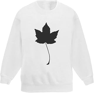Azeeda 'Sycamore Leaf' Kid's Sweatshirt/Jumper (7-8 Years) (KW00025665)
