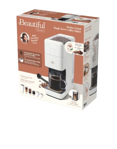 Beautiful Programmable Single Serve Coffee Maker with Built-In Grinder