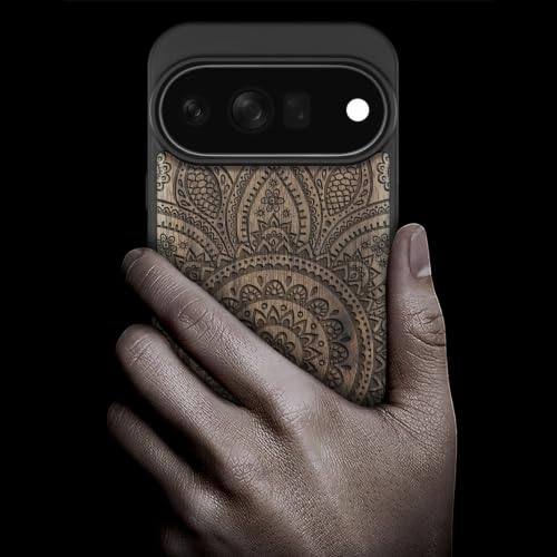 Coque Pixel 11 Pro XL Magsafe Incassable, Résout les Chocs avec Style Bois