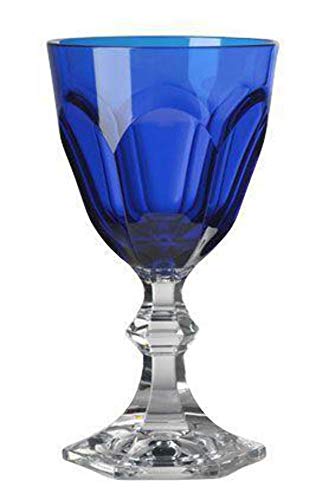 Mario Luca Giusti Dolce Vita Blue Acrylic Wine Goblet
