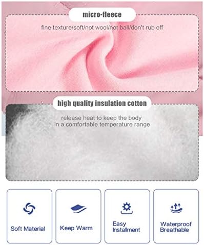Universal Baby Bunting Footmuff - Cosy Toes Fit Toddler Sleeping Bag for Stroller,Buggy,Pushchair & Pram Footmuffs Comes with Warm and Soft Polar Fleece Wind Proof to Protect Infant (Pink)