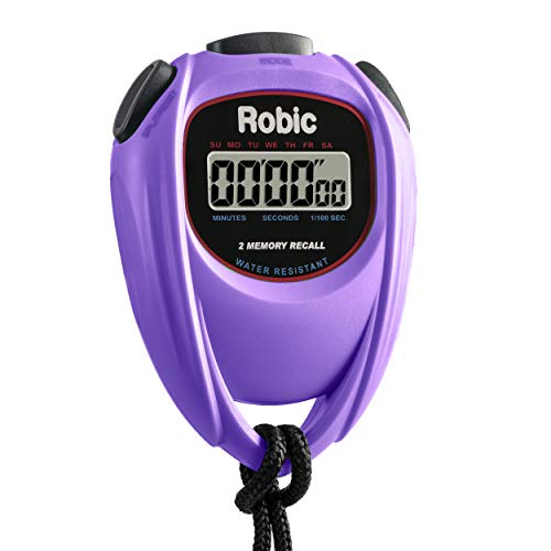 Robic 429-67991 cronômetro de alta pressão fácil de usar, roxo