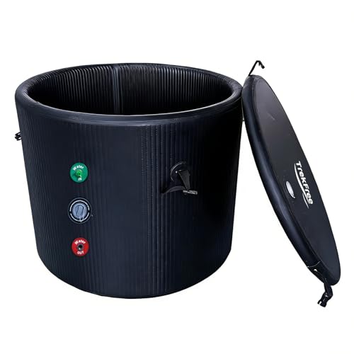 TrekFree 150-Gallon Oval Ice Bath Tub for Athletes – Portable