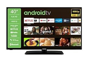 Telefunken D40F550X2CW 40 Zoll Fernseher/Android TV (Full HD, Triple-Tuner, Smart TV, Bluetooth)