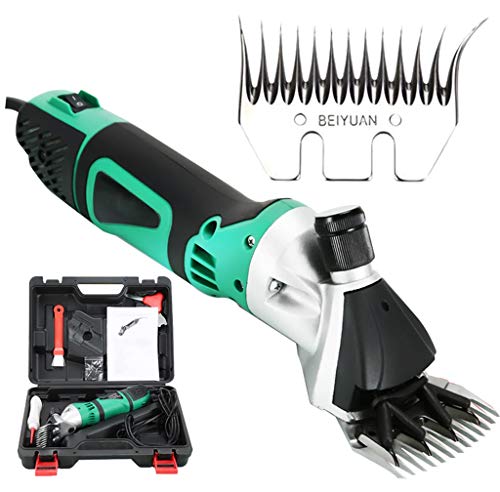 GZX-Dog Portable Electric Goat Shears 6 Speed Adjustable Animal Wool Grooming Hair Goats, Cattle, And Other Farm Livestock Pet Sheep Animal Livestock 900W